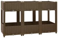 vidaXL Hochbeet, Kr&auml;uterhochbeet 120x40x71 cm Polypropylen