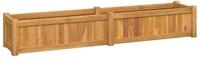 vidaXL Hochbeet, Kr&auml;uterhochbeet 150x30x25 cm Massivholz Teak