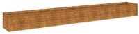 vidaXL Hochbeet Garten-Hochbeet 386 x 50 x 36 cm Cortenstahl (1 St)