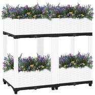 vidaXL Hochbeet, Kr&auml;uterhochbeet 80x40x71 cm Polypropylen