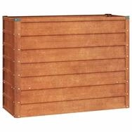 vidaXL Hochbeet, Kr&auml;uterhochbeet Rostig 100x40x77 cm Cortenstahl