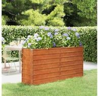 vidaXL Hochbeet vidaXL Hochbeet Rostig 160x40x77 cm Cortenstahl