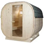 HOME DELUXE Sauna Outdoor Sauna CUBE - Gr&ouml;&szlig;enauswahl, BxTxH: 185 x 220 x 195 cm,