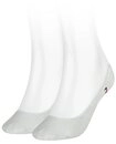 Tommy Hilfiger F&uuml;&szlig;linge TH WOMEN FOOTIE INVISIBLE 2P (2-Paar, 2 Paar) mit flacher