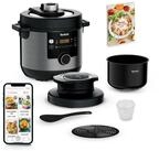 Tefal Multikocher Turbo Cuisine & Fry inkl. Extra-Crisp-Deckel, 1-Knopf-Bedienung,