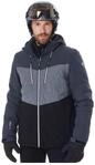 Skijacke KILLTEC "KSW 45 MN SKI JCKT", Herren, Gr. S, grau (anthra), Obermaterial: