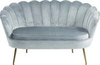 SalesFever 2-Sitzer Clam Komfort-Duo-Sitz, Muscheldesign-Breite 136 cm: Pure