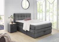 Jockenh&ouml;fer Gruppe Boxspringbett Amy im Bezugsstoff: Samtoptik, mit Bettkasten und