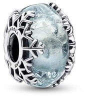 Pandora Charm-Einh&auml;nger Eisblauer Schneeflocken Charm aus Sterlingsilber von...
