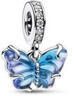 Pandora Charm Schmetterling 792698C01*, Schmetterling, Murano-Glas, Zirkonia