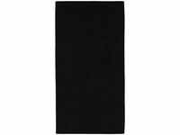 Cawö Lifestyle Uni Handtuch - schwarz - 50x100 cm
