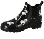 Beck Kurzschaft Gummistiefelette mit verschiedenen Prints schwarz EUR 36