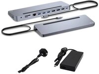 I-TEC Laptop-Dockingstation USB-C Metal Ergonomic 4K 3x Display mit PD 100W, +