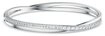 Swarovski Armreif 5565210, Damen Armreif "Twist" silber/weiss Gr. M