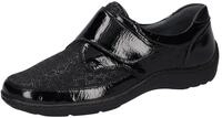 Klettschuh WALDL&Auml;UFER "HENNI-Soft", Damen, Gr. 4 (37), schwarz, Lackleder,