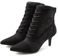 LASCANA Sommerstiefelette Schn&uuml;rstiefelette in sexy Spitzen Optik, Stiefel