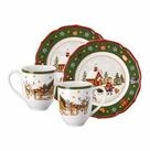 Hutschenreuther Kombiservice Happy Wintertime Geschirr-Set 4er Set (4-tlg), 2