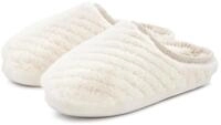 Vivance Dreams Hausschuh, Pantoffel, Clog, Pantolette aus weichem Textil VEGAN