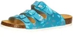 Lico Pantolette Bioline Leave Pantolette gr&uuml;n|silberfarben 37 EU