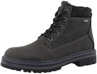 Winterboots TOM TAILOR, Herren, Gr. 40, grau (dunkelgrau), Lederimitat, Textil,