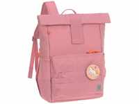 LÄSSIG Kinderrucksack Medium Rolltop Backpack, pink, aus recycelten...
