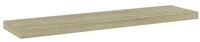 vidaXL Regaleinsatz, B&uuml;cherregal-Bretter 4 Stk. Sonoma-Eiche 40x10x1,5 cm
