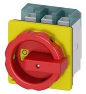 SIEMENS Stromverteiler Lasttrennschalter Rot, Gelb 3polig 50 mm&sup2; 100 A 690 V/AC