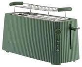 Alessi Toaster Pliss&eacute; Lang Gr&uuml;n, 2 lange Schlitze, f&uuml;r 4 Scheiben, 1700 W