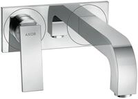 hansgrohe Unterputzarmatur Axor Citterio Einhebel-Waschtischmischer mit Platte...