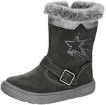 Winterstiefel LICO "Winterstiefel Reena", M&auml;dchen, Gr. 26, grau, Veloursleder,