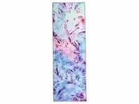 bodhi Grip² Yoga Towel Art Collection Arctic Leaves blau-batik