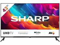 Sharp 43FJ2E LED-Fernseher (108 cm/43 Zoll, 4K Ultra HD, Smart-TV, Roku TV nur...