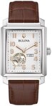 Bulova Automatikuhr Automatik Sutton Braun/Ros&eacute;goldfarben