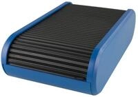 HELIT Visitenkartenh&uuml;lle Visitenkartenbox Serie Linear blau