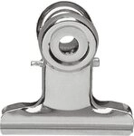 MAUL B&uuml;roklammer Brief-Klemmer Breite 30mm 10 St&uuml;ck nickel
