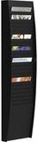 PAPERFLOW Zeitungsst&auml;nder PAPERFLOW A4V1X25.01 Sortiertafel 25 F&auml;. schwarz