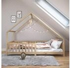 IDIMEX Hausbett CORA, Hausbett Tipibett Kinderbett Montessori Bett Kiefer 90 x 200