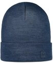 Buff Stirnband Buff Merino Heavyweight M&uuml;tze 111170 Solid indigo
