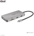 CLUB3D USB Gen1 Type-C 9-in-1 hub - Dockingstation Smartphone-Ladeger&auml;t