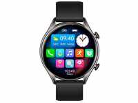 myPhone EL Smartwatch Armbanduhr 1,32Display wasserdicht IP67 Schwarz / Pink