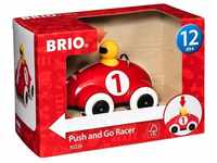 BRIO® Nachziehspielzeug Brio Kleinkindwelt Holz Rollspielzeug Push & Go...