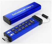 iStorage datAshur Pro+C 512GB USB-C / Alu / Military Grade, XTS-AES 256-bit ...