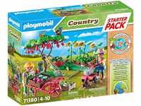Playmobil® Konstruktions-Spielset Starter Pack Bauernhof Gemüsegarten