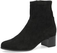 Stiefelette CAPRICE, Damen, Gr. 36, schwarz, Textil, Schuhe Stiefelette, Blockabsatz,