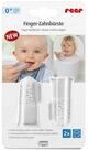 Reer Zahnb&uuml;rste Finger-Zahnb&uuml;rste 2er Set Silikon transparent / wei&szlig;