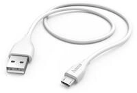 Hama USB auf Micro-USB Kabel 1,5m Wei&szlig; - Schnellladung & Daten&uuml;bertragung...