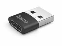 Hama USB-C-Adapter, USB-A-Stecker - USB-C-Buchse, ohne Kabel, 480 Mbit/s,...