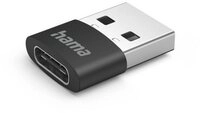Hama USB-C-Adapter, USB-A-Stecker - USB-C-Buchse, ohne Kabel, 480 Mbit/s,...