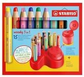 STABILO Buntstift STABILO woody 3 in 1 Buntstift - Tischset