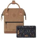 CABAIA Rucksack Recycled Velvet Backpack (Set, 3-tlg)
